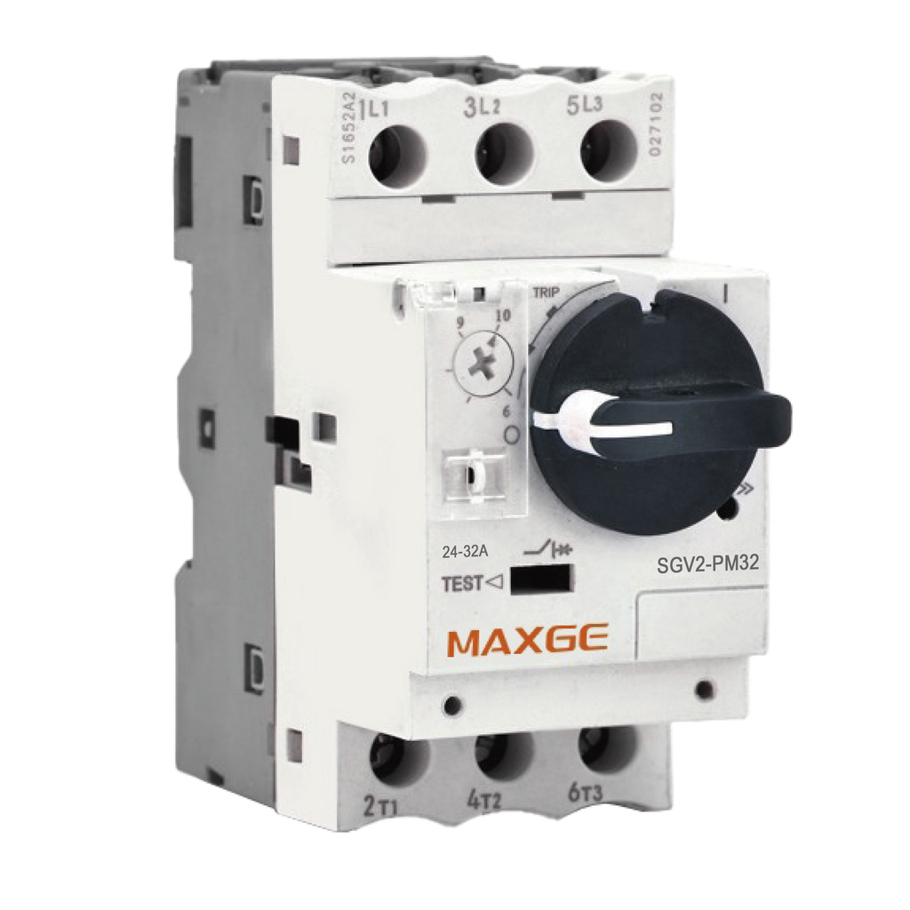 Motor circuit breakers with rotary control from 0.06 to 15kW / 400V (SGV2PM)